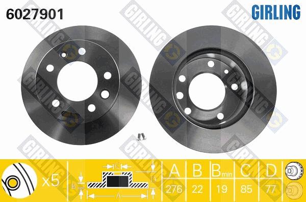 Girling 6027901 - Discofreno autozon.pro