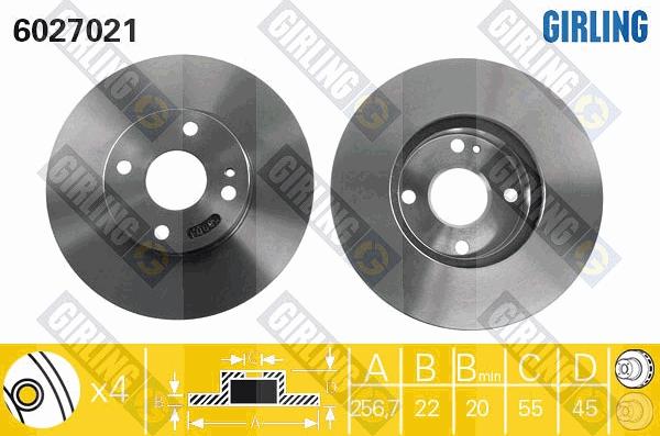 Girling 6027021 - Discofreno autozon.pro