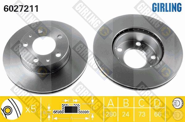 Girling 6027211 - Discofreno autozon.pro