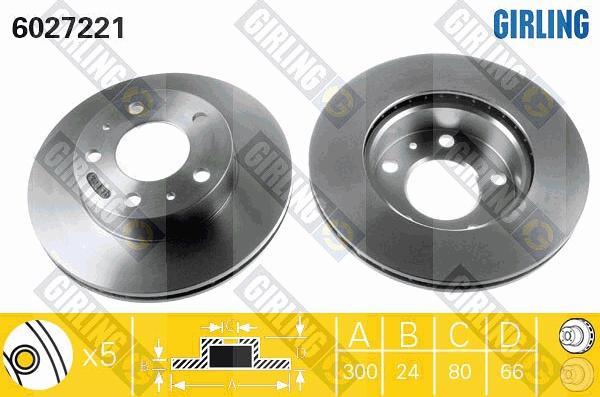 Girling 6027221 - Discofreno autozon.pro