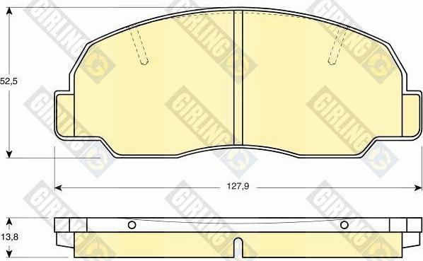 Girling 6109809 - Kit pastiglie freno, Freno a disco autozon.pro