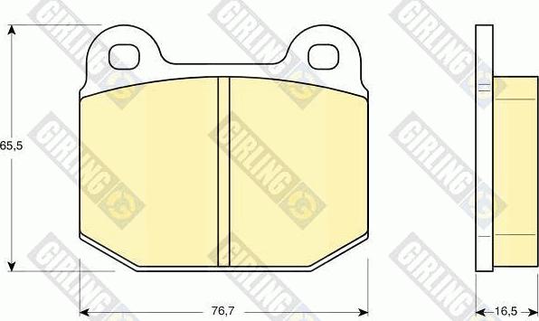 Girling 6106112 - Kit pastiglie freno, Freno a disco autozon.pro