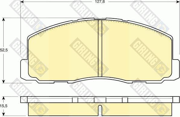 Girling 6103559 - Kit pastiglie freno, Freno a disco autozon.pro