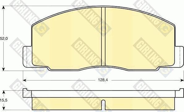 Girling 6103889 - Kit pastiglie freno, Freno a disco autozon.pro