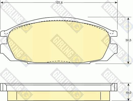 Girling 6107459 - Kit pastiglie freno, Freno a disco autozon.pro