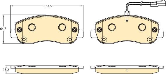 Girling 6119109 - Kit pastiglie freno, Freno a disco autozon.pro