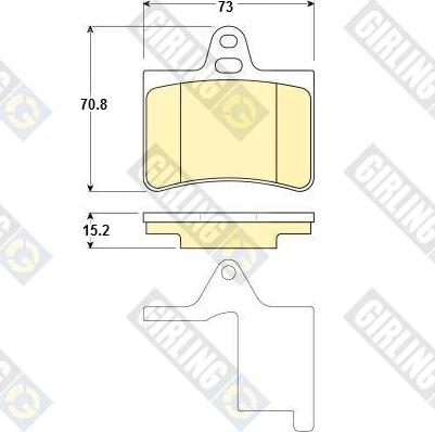 Girling 6114509 - Kit pastiglie freno, Freno a disco autozon.pro