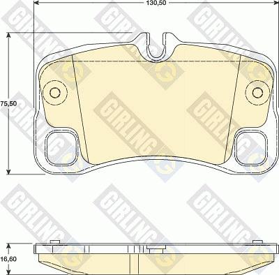 Girling 6117929 - Kit pastiglie freno, Freno a disco autozon.pro