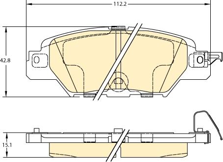 Girling 6121638 - Kit pastiglie freno, Freno a disco autozon.pro