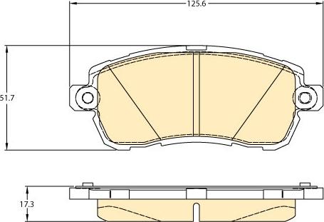 Girling 6121761 - Kit pastiglie freno, Freno a disco autozon.pro