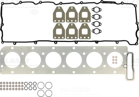 Glaser D90348-00 - Kit guarnizioni, Testata autozon.pro