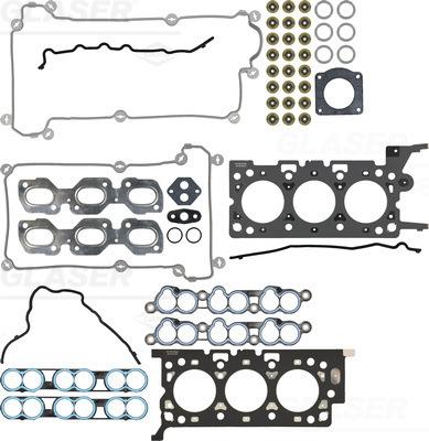 Glaser D32227-00 - Kit guarnizioni, Testata autozon.pro