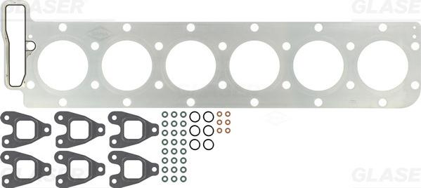 Glaser D37182-00 - Kit guarnizioni, Testata autozon.pro