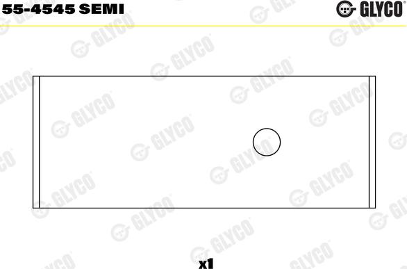 Glyco 55-4545 SEMI - Bronzina cuscinetto, Biella autozon.pro