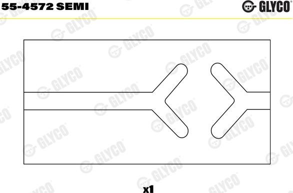 Glyco 55-4572 SEMI - Bronzina cuscinetto, Biella autozon.pro