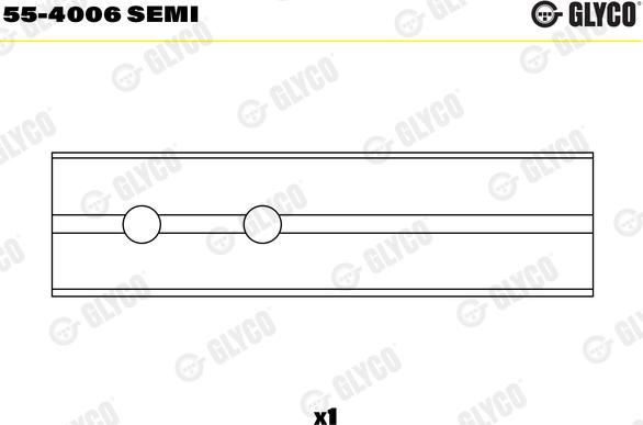 Glyco 55-4006 SEMI - Bronzina cuscinetto, Biella autozon.pro