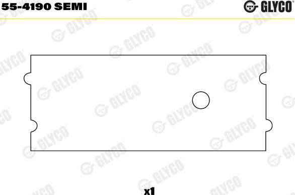 Glyco 55-4190 SEMI - Bronzina cuscinetto, Biella autozon.pro