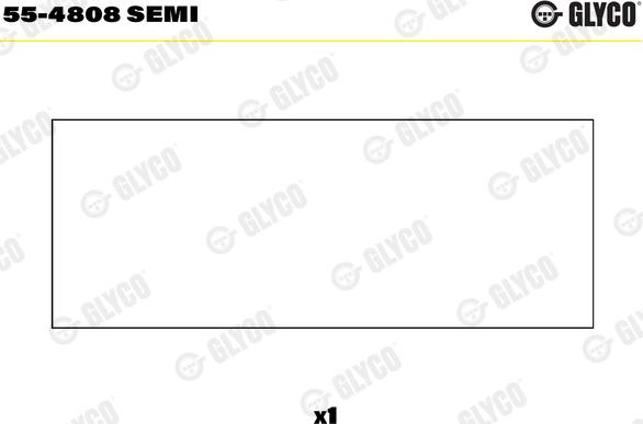 Glyco 55-4808 SEMI - Bronzina cuscinetto, Biella autozon.pro