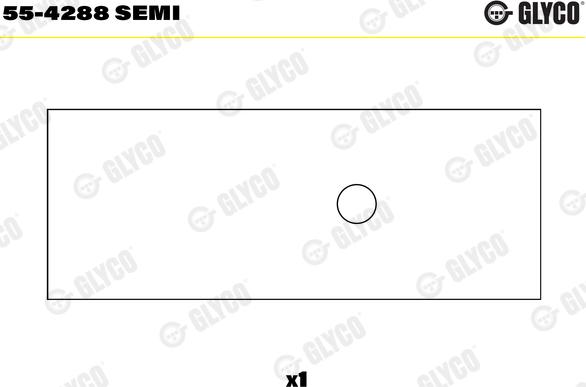 Glyco 55-4288 SEMI - Bronzina cuscinetto, Biella autozon.pro