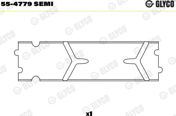 Glyco 55-4779 SEMI - Bronzina cuscinetto, Biella autozon.pro