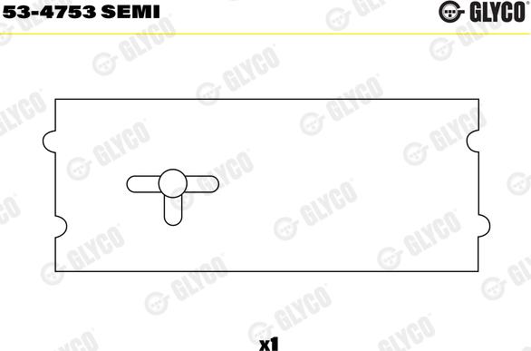 Glyco 53-4753 SEMI - Supporto albero a camme autozon.pro