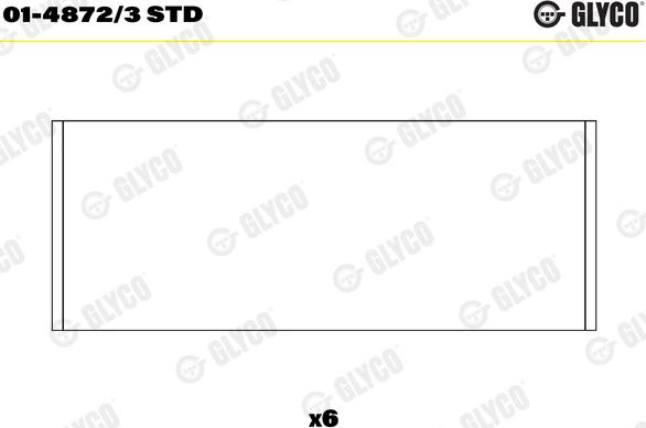 Glyco 01-4872/3 STD - Bronzina di biella autozon.pro