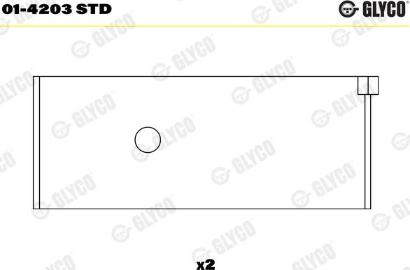 Glyco 01-4203 STD - Bronzina di biella autozon.pro