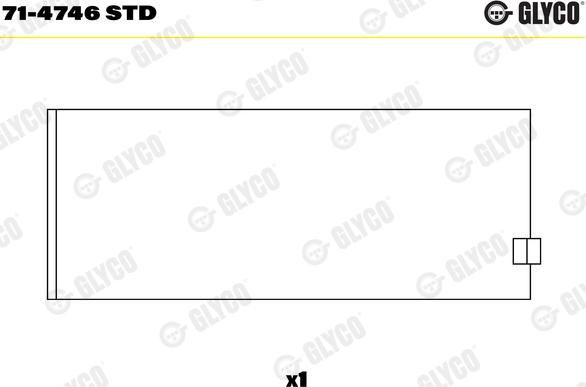 Glyco 71-4746 STD - Bronzina di biella autozon.pro