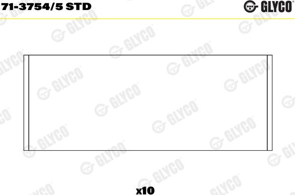 Glyco 71-3754/5 STD - Bronzina di biella autozon.pro