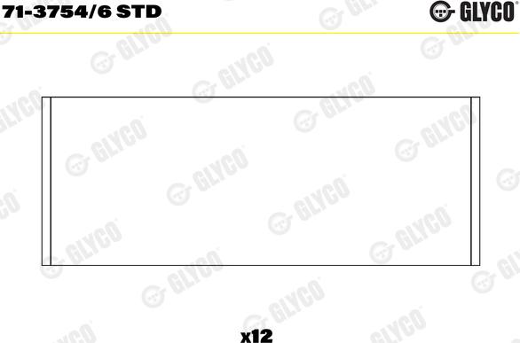 Glyco 71-3754/6 STD - Bronzina di biella autozon.pro