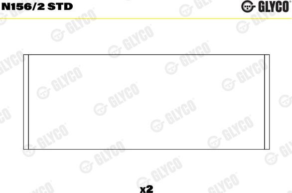 Glyco N156/2 STD - Supporto albero a camme autozon.pro