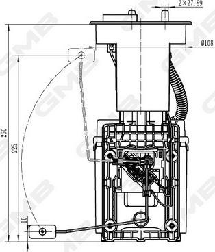 GMB GFPS-127A - Gruppo alimentazione carburante autozon.pro