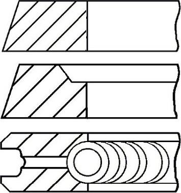 Goetze 08-501800-00 - Kit fasce elastiche autozon.pro