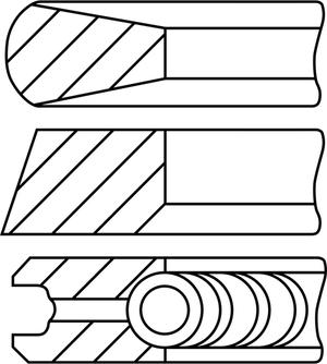 Goetze Engine 08-449800-00 - Kit fasce elastiche autozon.pro