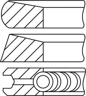 Goetze Engine 08-448600-00 - Kit fasce elastiche autozon.pro