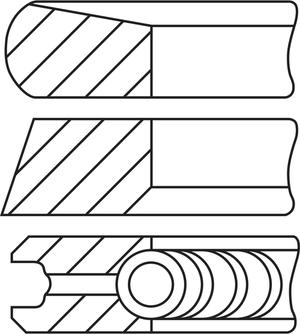 Goetze Engine 08-443100-00 - Kit fasce elastiche autozon.pro