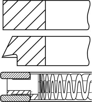 Goetze Engine 08-443700-00 - Kit fasce elastiche autozon.pro