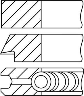 Goetze Engine 08-442907-00 - Kit fasce elastiche autozon.pro