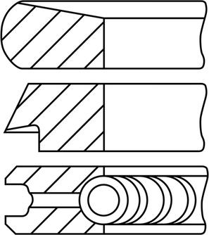 Goetze Engine 08-447900-00 - Kit fasce elastiche autozon.pro