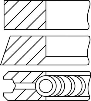 Goetze Engine 08-447507-00 - Kit fasce elastiche autozon.pro