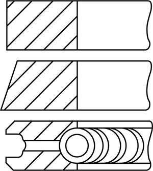 Goetze Engine 08-450500-00 - Kit fasce elastiche autozon.pro