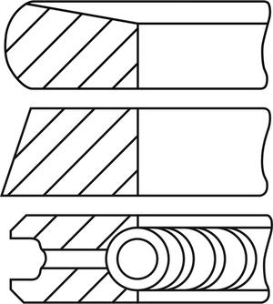 Goetze Engine 08-450600-00 - Kit fasce elastiche autozon.pro