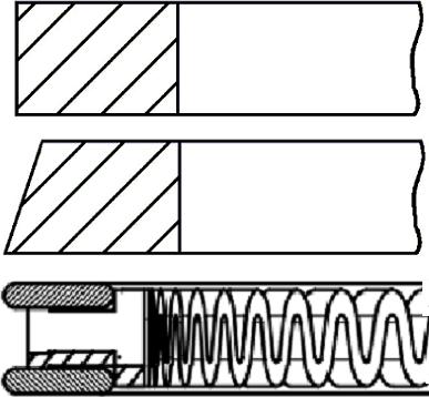 Goetze Engine 08-436907-00 - Kit fasce elastiche autozon.pro