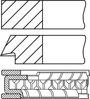 Goetze Engine 08-451900-00 - Kit fasce elastiche autozon.pro