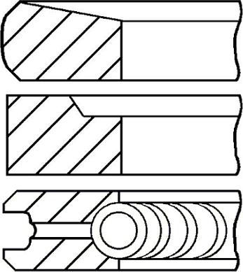 Goetze Engine 08-431700-00 - Kit fasce elastiche autozon.pro