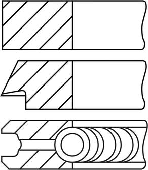 Goetze Engine 08-432200-10 - Kit fasce elastiche autozon.pro