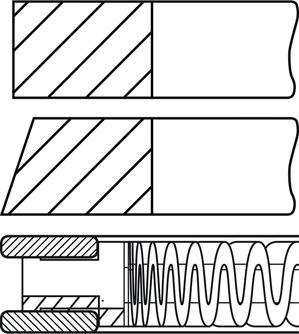 Goetze Engine 08-440500-00 - Kit fasce elastiche autozon.pro