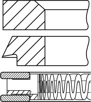 Goetze Engine 08-450400-00 - Kit fasce elastiche autozon.pro