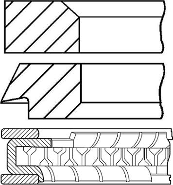 Goetze Engine 08-424800-00 - Kit fasce elastiche autozon.pro