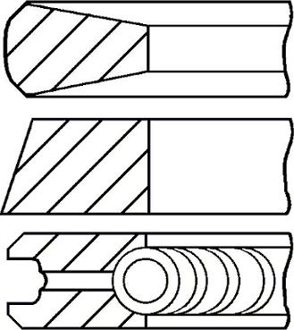 Goetze Engine 08-421600-10 - Kit fasce elastiche autozon.pro